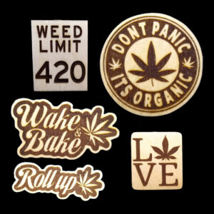 420 Keychain Collection Laser Engraved