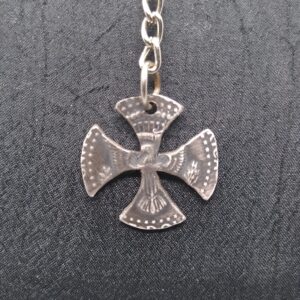Round Cross Pendant/Necklace/Keychain YOUR CHOICE