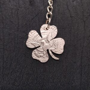 Shamrock #2 Pendant/Necklace/Keychain YOUR CHOICE