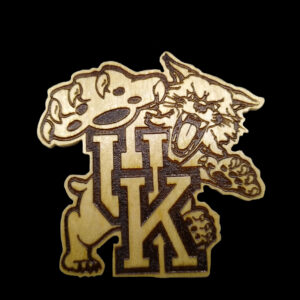 Kentucky Football Logo Laser Engraved