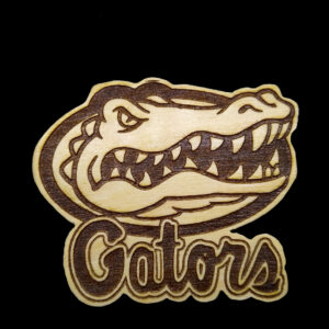 Florida Football Logo Laser Engraved