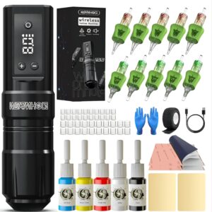Wormhole Tattoo Kit with 1300mAh Battery - Black