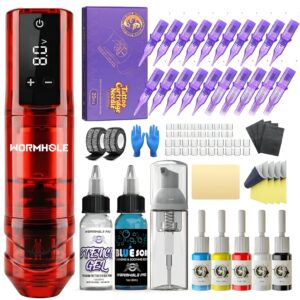 Wormhole Wireless Tattoo Pen Kit - Red