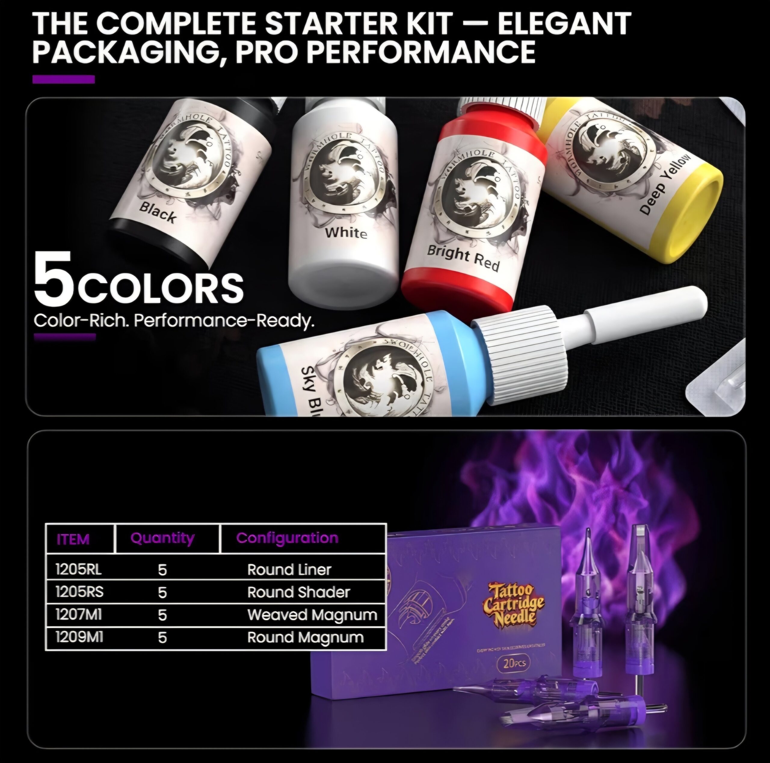 Wormhole Wireless Tattoo Pen Kit - Red - Image 6